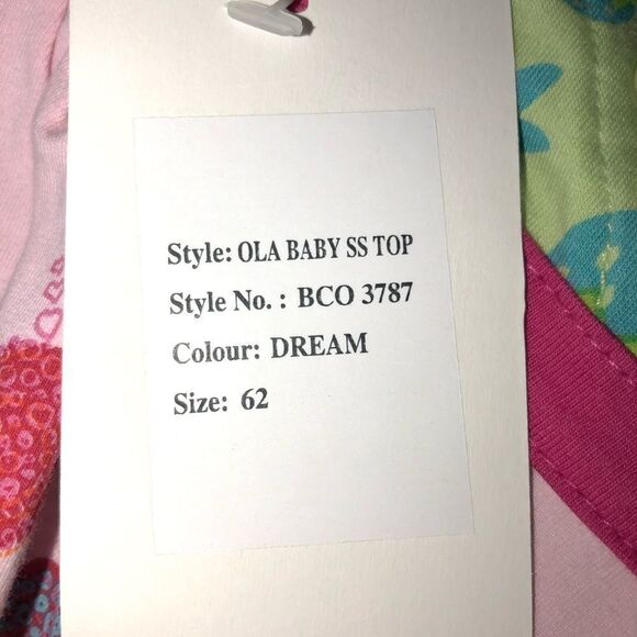 nwt Girls 3-6M Me Too Short Sleeve Shirt - Picture 6 of 6